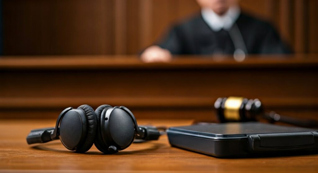 Why Do Defendants Wear Headphones in Court? Legal Reasons