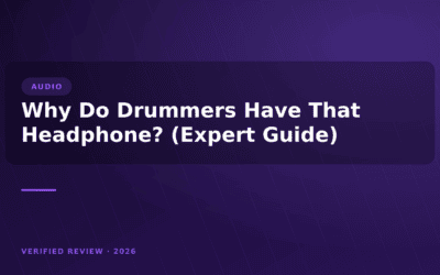 Why Do Drummers Have That Headphone? (Expert Guide)
