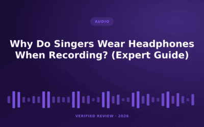 Why Do Singers Wear Headphones When Recording? (Expert Guide)