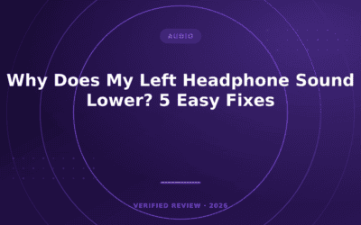 Why Does My Left Headphone Sound Lower? 5 Easy Fixes