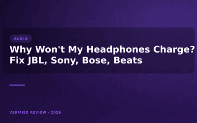 Why Won’t My Headphones Charge? Fix JBL, Sony, Bose, Beats