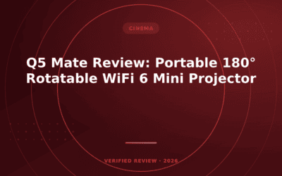Q5 Mate Review: Portable 180° Rotatable WiFi 6 Mini Projector