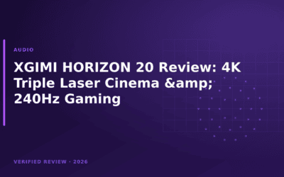 XGIMI HORIZON 20 Review: 4K Triple Laser Cinema & 240Hz Gaming
