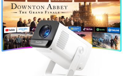 XuanPad Mini 1080P Smart Projector with 210° Rotating Stand