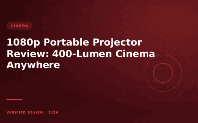 1080p Portable Projector Review: 400-Lumen Cinema Anywhere