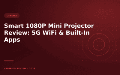 Smart 1080P Mini Projector Review: 5G WiFi & Built-In Apps