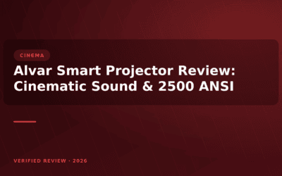 Alvar Smart Projector Review: Cinematic Sound & 2500 ANSI