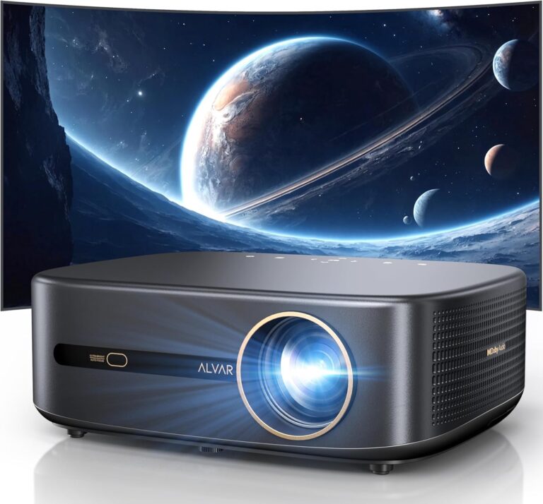 Alvar Smart Projector Review: Cinematic Sound & 2500 ANSI