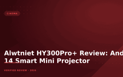 Alwtniet HY300Pro+ Review: Android 14 Smart Mini Projector