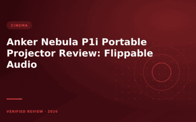 Anker Nebula P1i Portable Projector Review: Flippable Audio