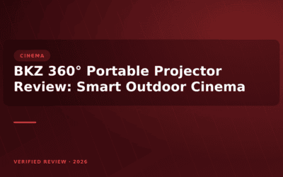BKZ 360° Portable Projector Review: Smart Outdoor Cinema