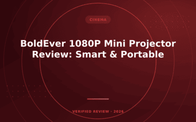 BoldEver 1080P Mini Projector Review: Smart & Portable