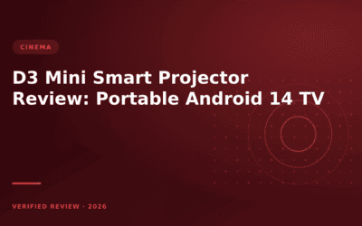 D3 Mini Smart Projector Review: Portable Android 14 TV