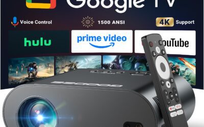 GooDee 4K Google TV Projector: Portable Smart Cinema Review