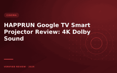 HAPPRUN Google TV Smart Projector Review: 4K Dolby Sound