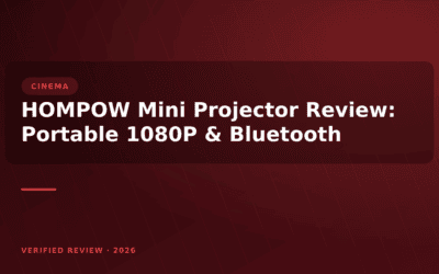 HOMPOW Mini Projector Review: Portable 1080P & Bluetooth