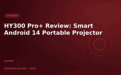 HY300 Pro+ Review: Smart Android 14 Portable Projector