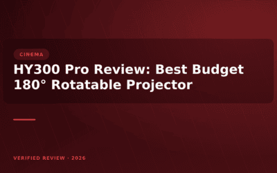 HY300 Pro Review: Best Budget 180° Rotatable Projector