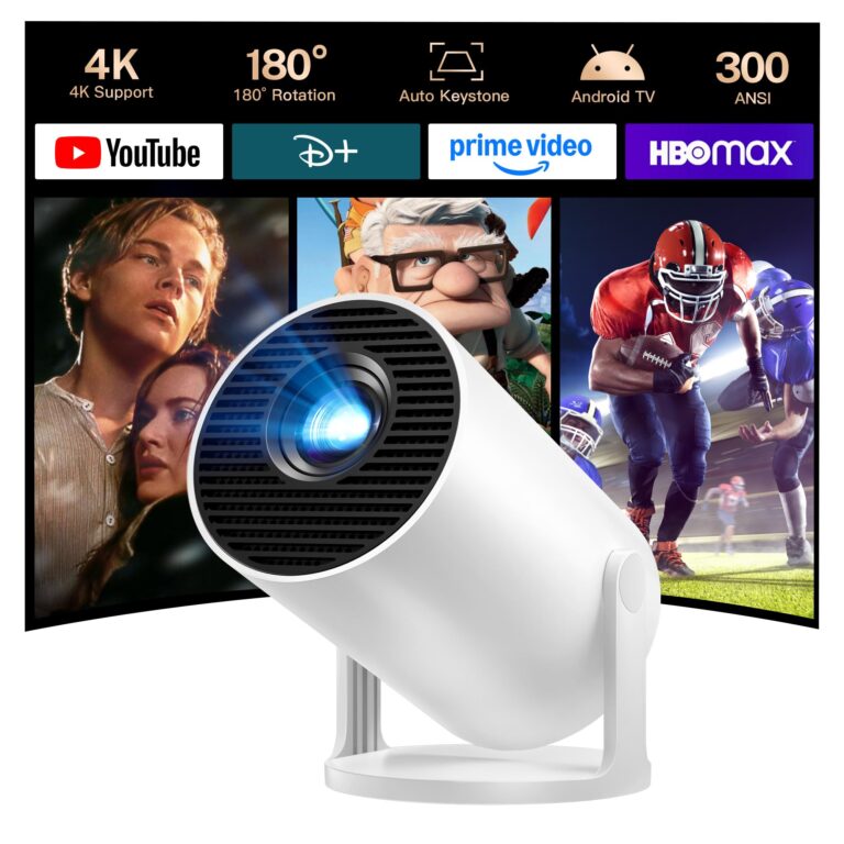 HY300 Pro+ Review: Smart Android 14 Portable Projector