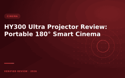 HY300 Ultra Projector Review: Portable 180° Smart Cinema