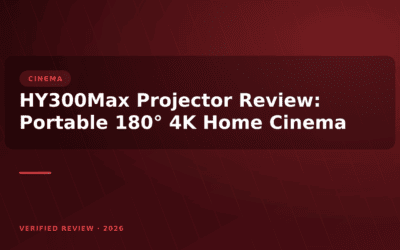 HY300Max Projector Review: Portable 180° 4K Home Cinema
