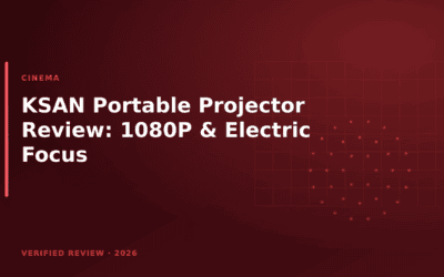 KSAN Portable Projector Review: 1080P & Electric Focus