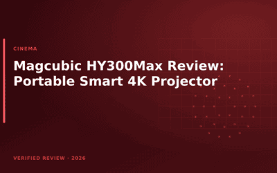 Magcubic HY300Max Review: Portable Smart 4K Projector