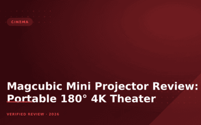 Magcubic Mini Projector Review: Portable 180° 4K Theater