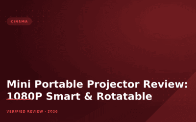 Mini Portable Projector Review: 1080P Smart & Rotatable