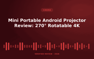Mini Portable Android Projector Review: 270° Rotatable 4K