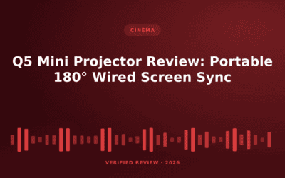 Q5 Mini Projector Review: Portable 180° Wired Screen Sync