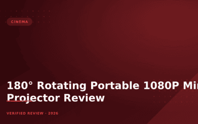 180° Rotating Portable 1080P Mini Projector Review