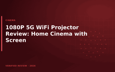 1080P 5G WiFi Projector Review: Home Cinema with Screen