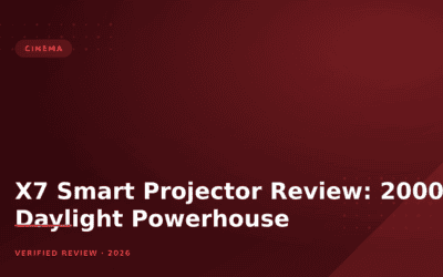 X7 Smart Projector Review: 2000 ANSI Daylight Powerhouse