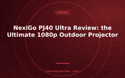 NexiGo PJ40 Ultra Review: the Ultimate 1080p Outdoor Projector
