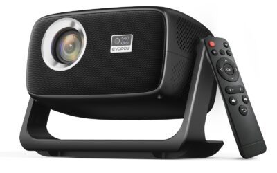 Portable 1080P Smart Projector Review: 180° Rotation