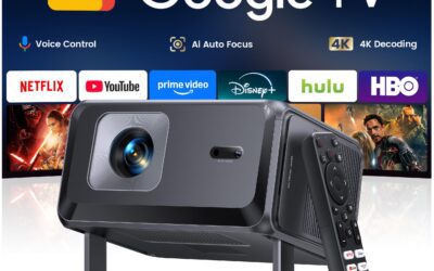 Portable 4K Smart Projector Review: Google TV Bundle