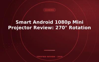 Smart Android 1080p Mini Projector Review: 270° Rotation