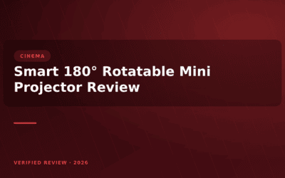 Smart 180° Rotatable Mini Projector Review