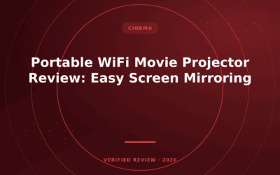 Portable WiFi Movie Projector Review: Easy Screen Mirroring