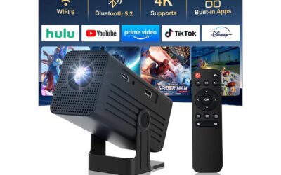 Smart 4K Mini Projector Review: Rotatable Portable Cinema