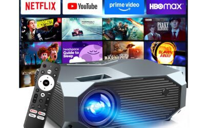 Smart 4K Portable Projector Review: Netflix & WiFi 6