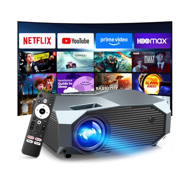 Smart 4K Portable Projector Review: Netflix & WiFi 6