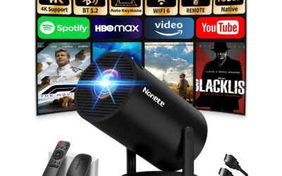 Smart Android 1080p Mini Projector Review: 270° Rotation