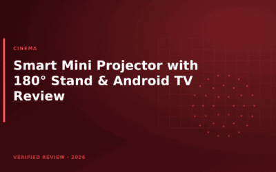 Smart Mini Projector with 180° Stand & Android TV Review