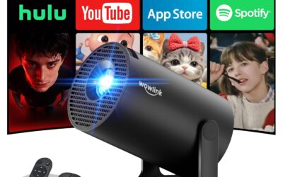 Smart Mini Projector Review: 180° Rotatable & WiFi 6