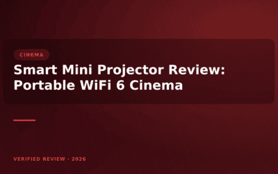 Smart Mini Projector Review: Portable WiFi 6 Cinema