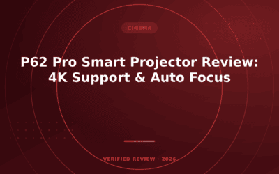 P62 Pro Smart Projector Review: 4K Support & Auto Focus