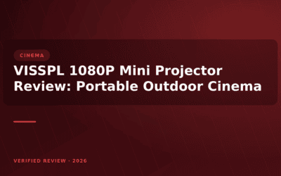 VISSPL 1080P Mini Projector Review: Portable Outdoor Cinema