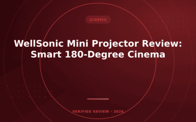 WellSonic Mini Projector Review: Smart 180-Degree Cinema